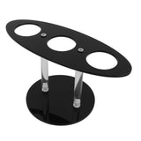 Ice Cream Cone Holder Stand Acrylic 3 Holes Hand Roll Sushi Display Stand for Party Wedding Christmas Thanksgiving