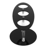 Ice Cream Cone Holder Stand Acrylic 3 Holes Hand Roll Sushi Display Stand for Party Wedding Christmas Thanksgiving