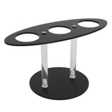 Ice Cream Cone Holder Stand Acrylic 3 Holes Hand Roll Sushi Display Stand for Party Wedding Christmas Thanksgiving