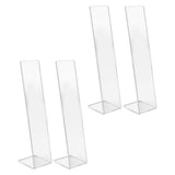 4 Pcs Acrylic Hair Band Display Stand Hair Clasp Hair Clasp Jewelry Display Holder for Shop Transparent