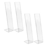 4 Pcs Acrylic Hair Band Display Stand Hair Clasp Hair Clasp Jewelry Display Holder for Shop Transparent