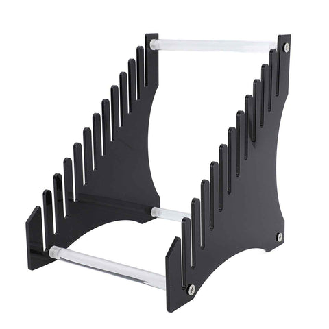 Record Storage Holder 12 Slots Acrylic Vinyl Record Organizer Easy Assembly Access Record Stand for Music Collection Album Black In Australia - Darrahopens