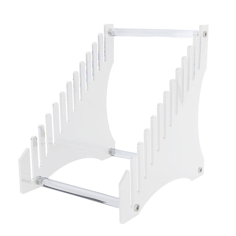 Record Storage Holder 12 Slots Acrylic Vinyl Record Organizer Easy Assembly Access Record Stand for Music Collection Album Transparent In Australia - Darrahopens