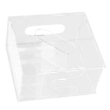 Breast Milk Freezer Storage Organizer Acrylic Transparent Removable Breast Milk Bag Storage Containers for Fridge