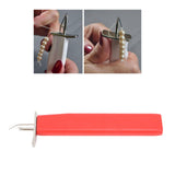 Bead Knotting Tools Create Secure Knots Easy to Use Pearl Jewelry Making Tool for DIY Jewelry Pearl Stringing Crafts Red