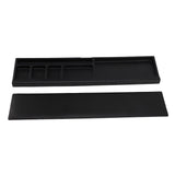 Keyboard Wrist Rest Pad Ergonomic Soft Prevent Slip Keyboard Wrist Support with Partition Storage Case for Office Black In Australia - Darrahopens