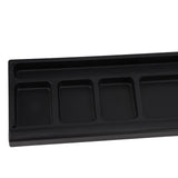 Keyboard Wrist Rest Pad Ergonomic Soft Prevent Slip Keyboard Wrist Support with Partition Storage Case for Office Black