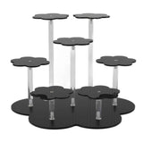 Acrylic Display Stand Figures Perfume Organizers Storage Risers Cupcake Dessert Conutertop Desktop Decoration Organizer Black In Australia - Darrahopens