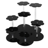 Acrylic Display Stand Figures Perfume Organizers Storage Risers Cupcake Dessert Conutertop Desktop Decoration Organizer Black In Australia - Darrahopens