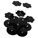 Acrylic Display Stand Figures Perfume Organizers Storage Risers Cupcake Dessert Conutertop Desktop Decoration Organizer Black