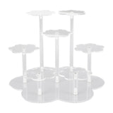 Acrylic Display Stand Figures Perfume Organizers Storage Risers Cupcake Dessert Conutertop Desktop Decoration Organizer Transparent In Australia - Darrahopens