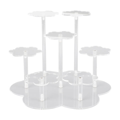 Acrylic Display Stand Figures Perfume Organizers Storage Risers Cupcake Dessert Conutertop Desktop Decoration Organizer Transparent In Australia - Darrahopens