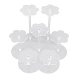 Acrylic Display Stand Figures Perfume Organizers Storage Risers Cupcake Dessert Conutertop Desktop Decoration Organizer Transparent