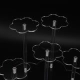Acrylic Display Stand Figures Perfume Organizers Storage Risers Cupcake Dessert Conutertop Desktop Decoration Organizer Transparent