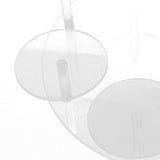 Acrylic Cupcake Stands Stable Round Anime Figure Doll Platter Display Stand for Wedding Birthday Party Transparent