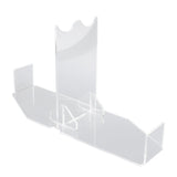 Lightsaber Display Stand Acrylic Desktop Lightsaber Display Holder Rack Wand Stand Dagger Dispaly Stand with Anti Slip Pad Transparent