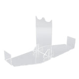Lightsaber Display Stand Acrylic Desktop Lightsaber Display Holder Rack Wand Stand Dagger Dispaly Stand with Anti Slip Pad Transparent