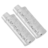 2PCS Lighter Case Cover Vintage Style Floral Stamped Zinc Alloy Shell for Lighter Protection Silver In Australia - Darrahopens