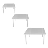 3 Set Square Clear Acrylic Cake Stand Acrylic Cupcake Stand for Cake Pizza Dessert Christmas Wedding Birthday Baby Shower Tea Party