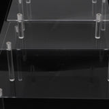3 Set Square Clear Acrylic Cake Stand Acrylic Cupcake Stand for Cake Pizza Dessert Christmas Wedding Birthday Baby Shower Tea Party