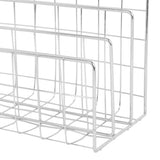 Book Sorter File Magazine Display Organizer Iron Bookend Home Decoration for Office Shelf