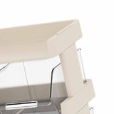 Tea Bag Organizer Office Bar Desktop Tea Bag Coffee Capsule Storage Rack Multilayer Countertop Organizer Cream White 3 Layer 30x17x29.5cm