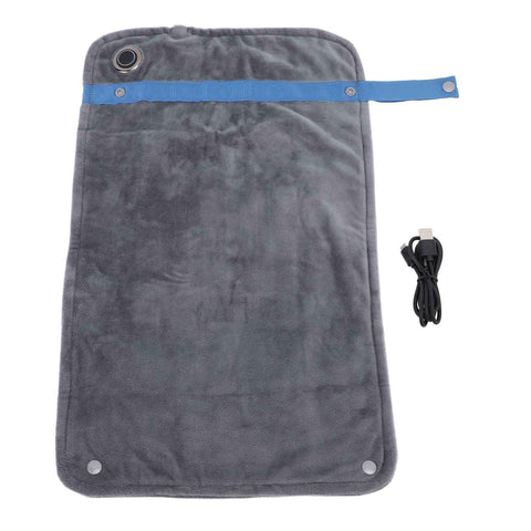 USB Heated Blanket with Temperature Control Mutipurpose Electric Heated Throw Warm Cozy Knee Heating Blanket Home Office Dark Gray In Australia - Darrahopens