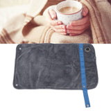 USB Heated Blanket with Temperature Control Mutipurpose Electric Heated Throw Warm Cozy Knee Heating Blanket Home Office Dark Gray