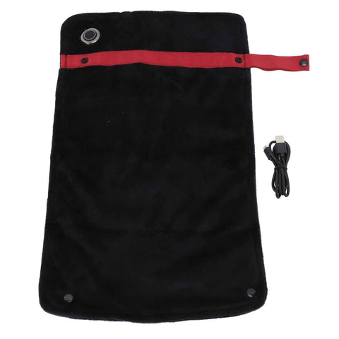USB Heated Blanket with Temperature Control Mutipurpose Electric Heated Throw Warm Cozy Knee Heating Blanket Home Office Black In Australia - Darrahopens