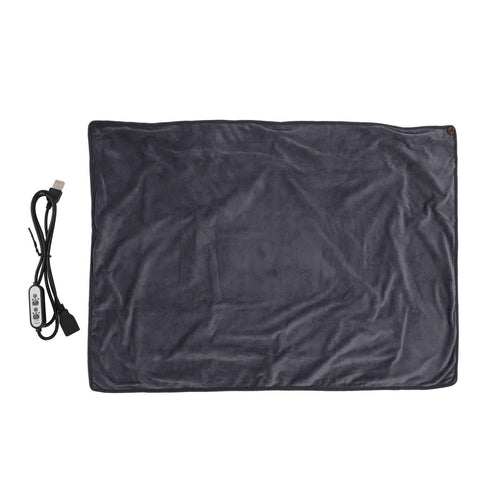 Heating Blanket Multifunctional Adjustable Temperature Control USB Electric Heated Blanket Grey In Australia - Darrahopens