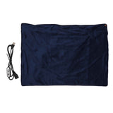 Heating Blanket Multifunctional Adjustable Temperature Control USB Electric Heated Blanket Navy Blue In Australia - Darrahopens