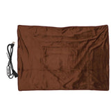 Heating Blanket Multifunctional Adjustable Temperature Control USB Electric Heated Blanket Coffee Color In Australia - Darrahopens