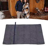 Warming Electric Blanket USB Polyester Fiber Multifunctional Adjustable Fast Heating Shawl for Camping Outdoor Activities Dark Gray