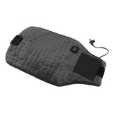 USB Powered Heated Waist Wrap Adjustable Temperature Fast Heating USB Heating Waist Wrap Heating Pad for Waist Neck Knee Dark Gray