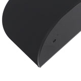 3pcs Wall Speaker Floating Shelves Acrylic Waterproof Wall Mounted Speaker Display Stand for Baby Camera Small Alarm Clock Black