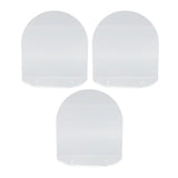 3pcs Wall Speaker Floating Shelves Acrylic Waterproof Wall Mounted Speaker Display Stand for Baby Camera Small Alarm Clock Transparent