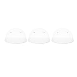 3pcs Wall Speaker Floating Shelves Acrylic Waterproof Wall Mounted Speaker Display Stand for Baby Camera Small Alarm Clock White