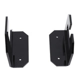 Samurai Sword Holder Horizontal Wall Mount Acrylic Sword Rack Flat Blade Display Stand with Screws Black