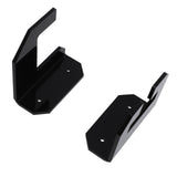 Samurai Sword Holder Horizontal Wall Mount Acrylic Sword Rack Flat Blade Display Stand with Screws Black