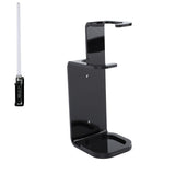 Lightsaber Wall Mount Stand Acrylic Stable Wall Mounted Lightsaber Display Rack for Home Bedroom Black