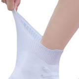 Rain Shoe Covers Waterproof Dustproof Reusable Overshoes Thickened Silicone Shoe Covers for Women Men White Mid Calf L (37 to 39 Sizes)