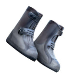 Waterproof Rain Boots Cover Silicone Comfortable Prevent Slip Thickened Outdoor Rain Shoe Covers for Men Women Fishing Hunting Tawny, Middle Tube Size 37‑39
