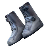 Waterproof Rain Boots Cover Silicone Comfortable Prevent Slip Thickened Outdoor Rain Shoe Covers for Men Women Fishing Hunting Tawny, Middle Tube Size 43‑45