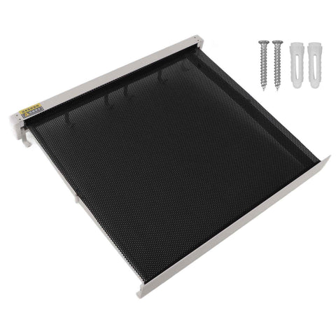 Retractable Clothes Drying Rack with Template Wall Mount Mesh Breathable Platform Aluminium Laundry Drying Rack for Patio Bathroom White In Australia - Darrahopens
