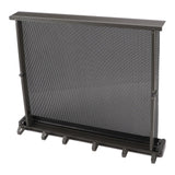 Retractable Clothes Drying Rack with Template Wall Mount Mesh Breathable Platform Aluminium Laundry Drying Rack for Patio Bathroom Grey