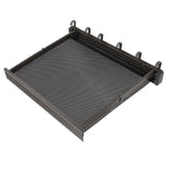 Retractable Clothes Drying Rack with Template Wall Mount Mesh Breathable Platform Aluminium Laundry Drying Rack for Patio Bathroom Grey