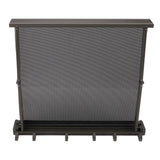 Retractable Clothes Drying Rack with Template Wall Mount Mesh Breathable Platform Aluminium Laundry Drying Rack for Patio Bathroom Grey