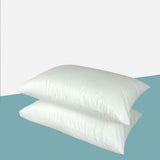 Waterproof Pillow Protector Polyester Fiber White Comfortable 16.9x28.7in Pillow Covers for Sleeping In Australia - Darrahopens