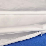 Waterproof Pillow Protector Polyester Fiber White Comfortable 16.9x28.7in Pillow Covers for Sleeping In Australia - Darrahopens
