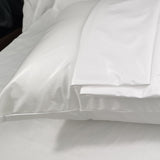 Waterproof Pillow Protector Polyester Fiber White Comfortable 16.9x28.7in Pillow Covers for Sleeping